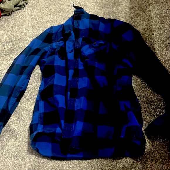 Black and blue flannel - Picture 1 of 1